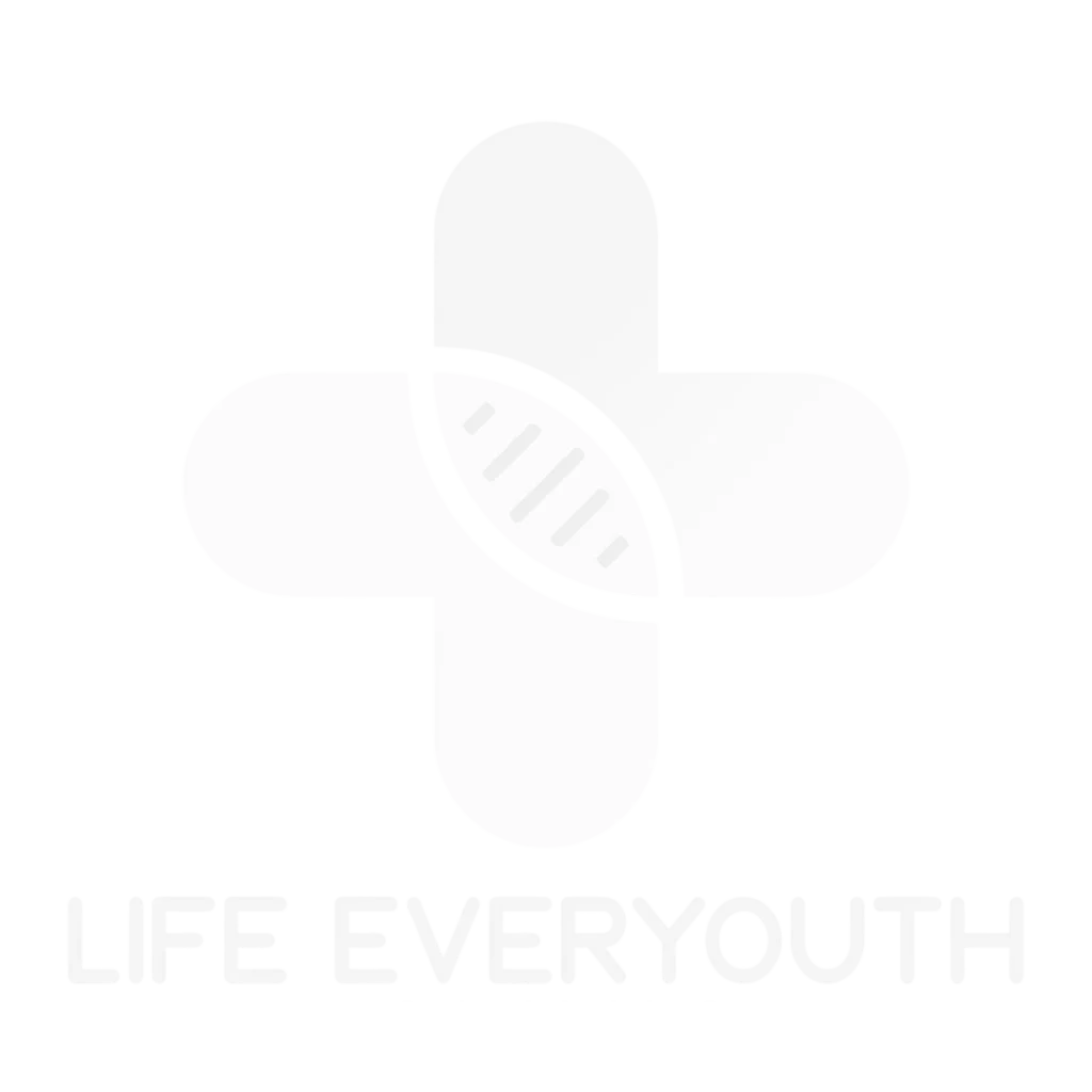 Life Everyouth Healthcare Logo White